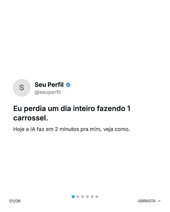 Template Post / Rede Social da Carrosseia